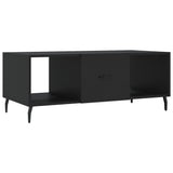 Vidaxl salontafel 102x50x40 cm bewerkt hout zwart