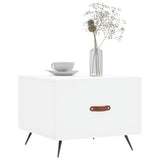 Vidaxl salontafel 50x50x40 cm bewerkt hout wit