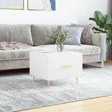 Vidaxl salontafel 50x50x40 cm bewerkt hout wit