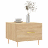 Vidaxl salontafels 2 st 50x50x40 cm bewerkt hout sonoma eikenkleurig