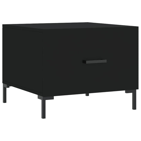 Vidaxl salontafel 50x50x40 cm bewerkt hout zwart