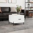 Vidaxl salontafel 50x50x40 cm bewerkt hout wit
