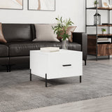 Vidaxl salontafel 50x50x40 cm bewerkt hout wit