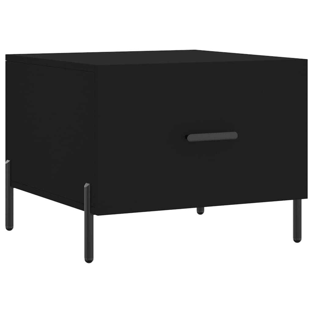 Vidaxl salontafel 50x50x40 cm bewerkt hout zwart