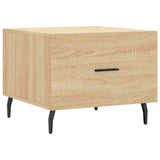 Vidaxl salontafel 50x50x35 cm bewerkt hout sonoma eikenkleurig