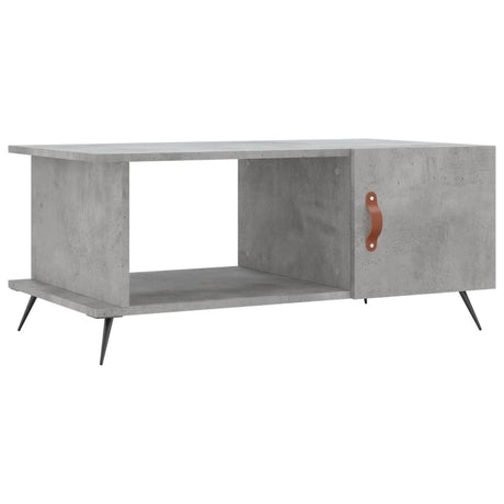 Vidaxl salontafel 90x50x40 cm bewerkt hout betongrijs