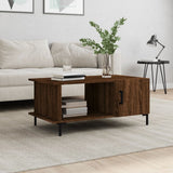 Vidaxl salontafel 90x50x40 cm bewerkt hout bruin eikenkleur