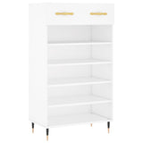 Vidaxl schoenenkast 60x35x105 cm bewerkt hout wit