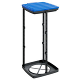 Vidaxl vuilniszakhouders 2 st 60 l pp zwart en blauw