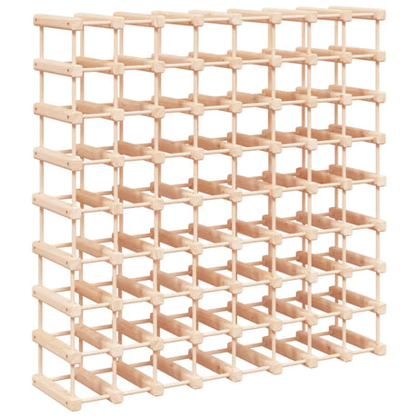 Vidaxl wijnrek voor 72 flessen 90,5x23x90,5 cm massief grenenhout