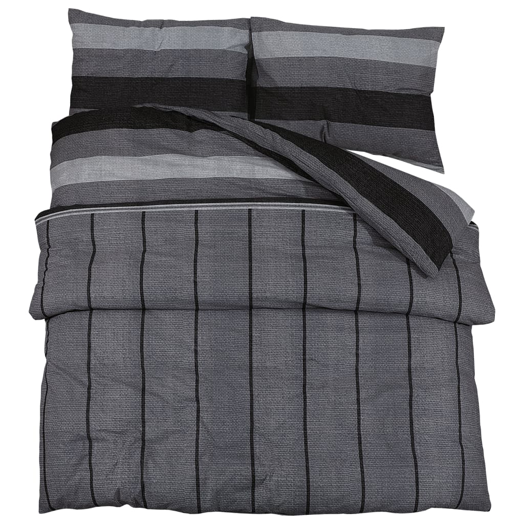 Sada přesun Vidaxl Druvet 260x220 cm Cotton Dark Grey