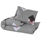 Vidaxl Duvet Crossing Set 200x200 cm Cotton Grey