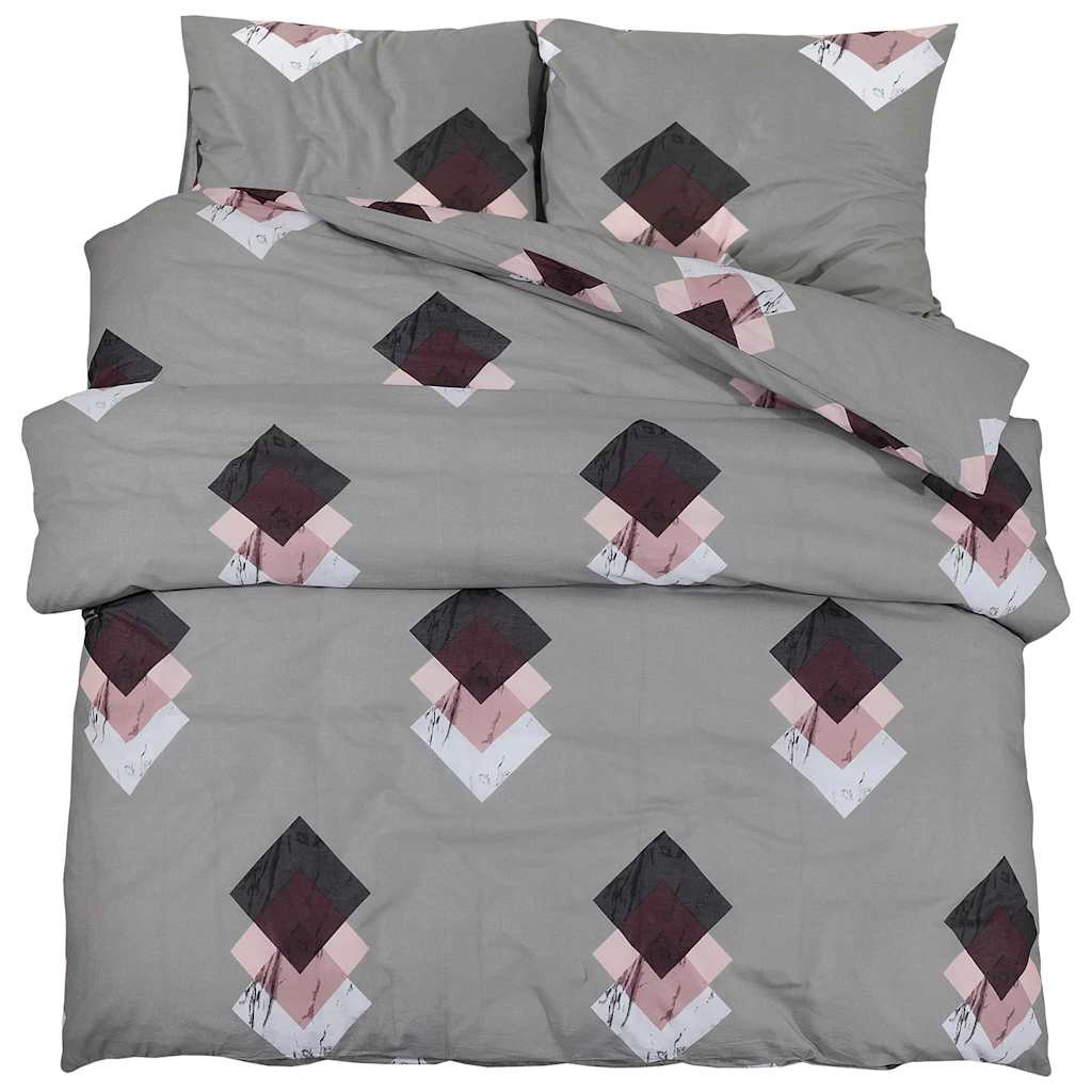 Vidaxl dekbedovertrekset 135x200 cm katoen meerkleurig
