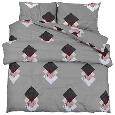 Vidaxl dekbedovertrekset 135x200 cm katoen meerkleurig