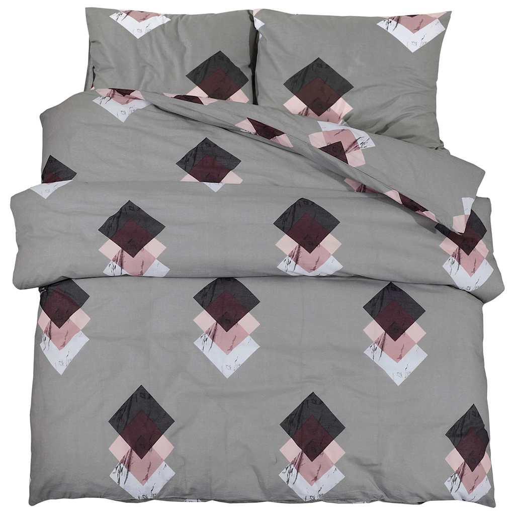 Vidaxl dekbedovertrekset 200x200 cm katoen meerkleurig