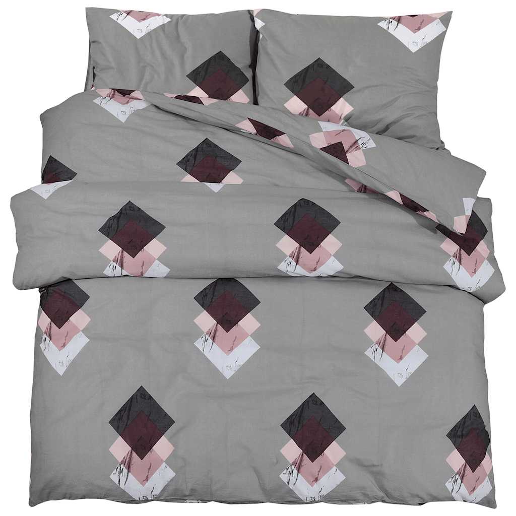 Vidaxl dekbedovertrekset 260x220 cm katoen meerkleurig