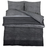 Ensemble de découverte de couette Vidaxl 220x240 cm Coton Gris foncé