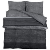 Vidaxl Duvet décongelant ensemble 200x200 cm coton gris foncé