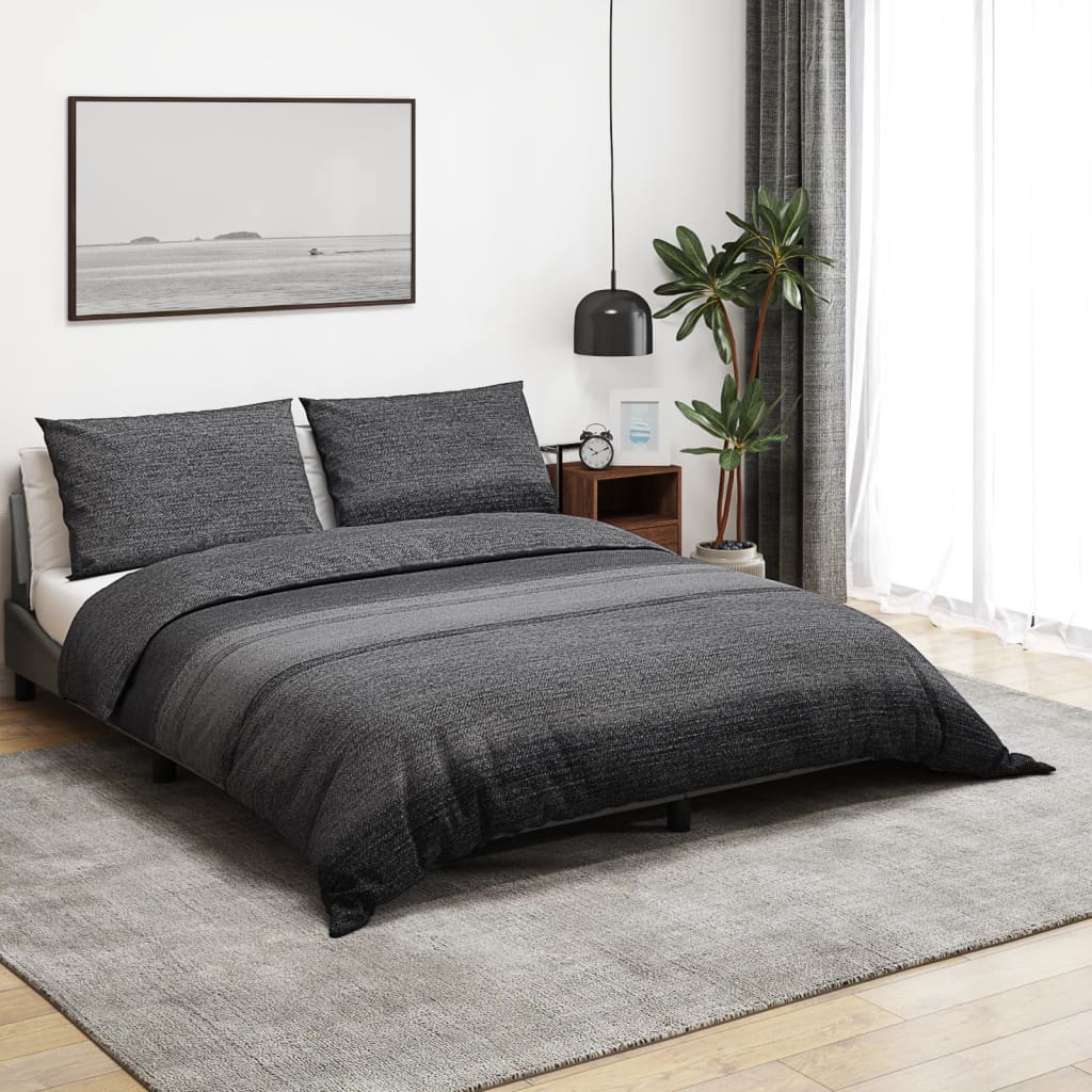 Sada přesun Vidaxl Druvet 260x220 cm Cotton Dark Grey