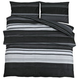 Sada přesun Vidaxl Druvet Set 240x220 cm Cotton Black and White