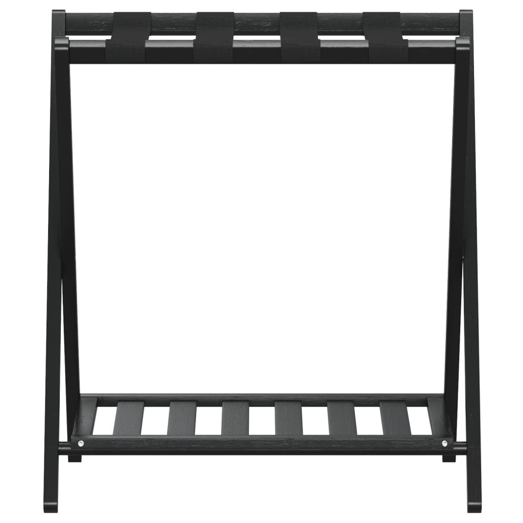 Vidaxl Luggage rack 68x38x58 cm bamboo black