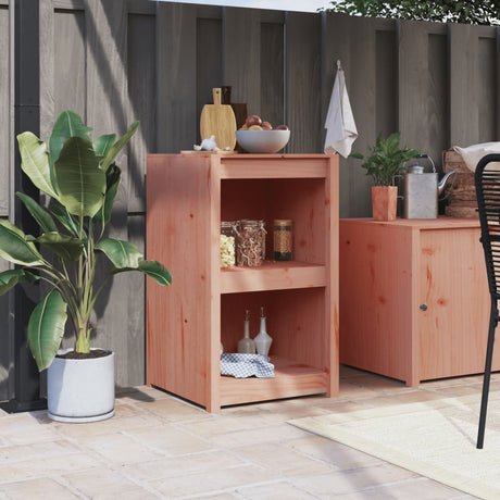 Vidaxl keukenkast voor buiten meppel 55x55x92 cm massief douglashout