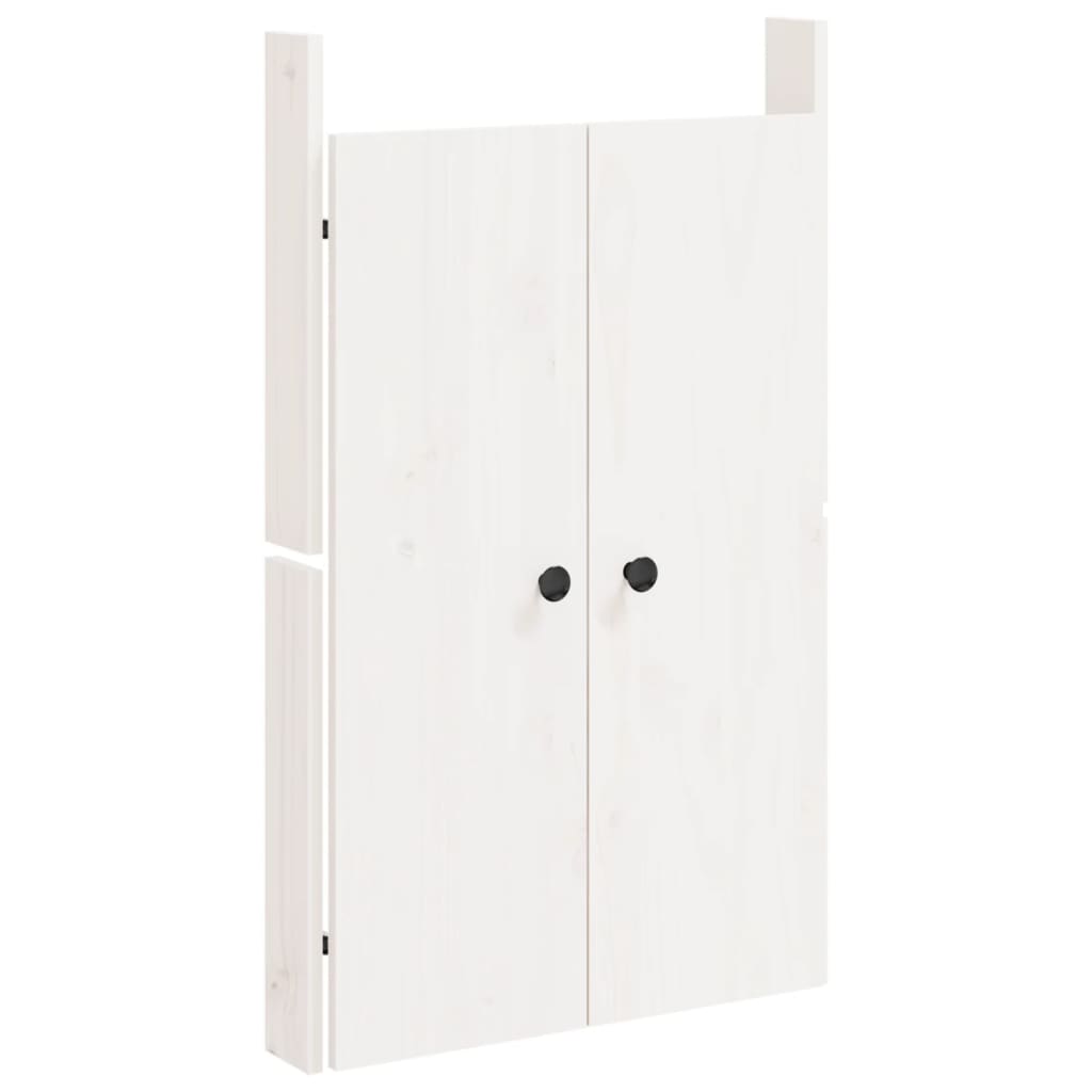 Vidaxl Cabinet Dieren fir Outdoor Kichen 50x9x82 cm Pine White Wäiss