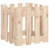 Vidaxl plantenbak met hekontwerp 40x40x40 cm massief grenenhout