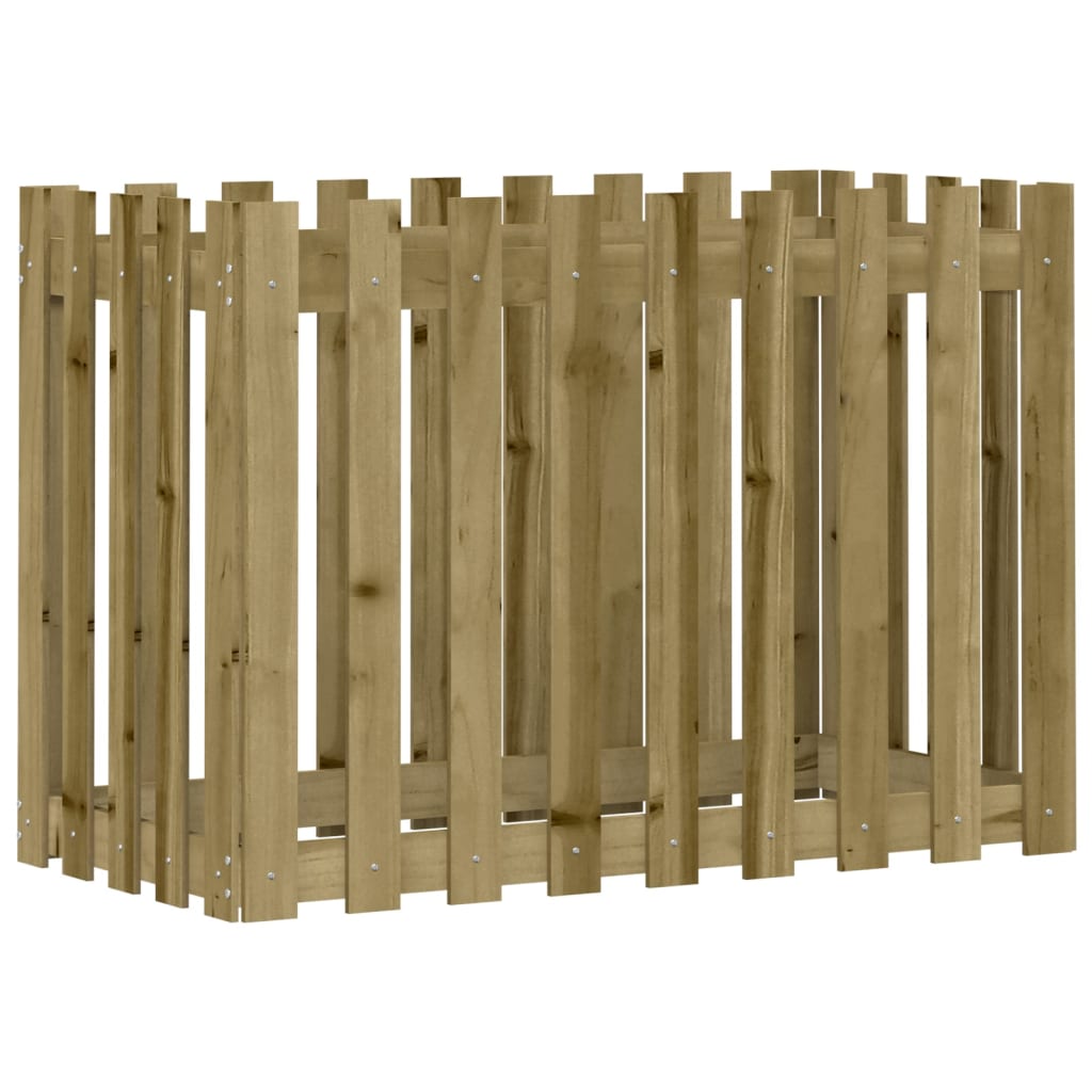 Vidaxl Planter Inssenté HEK Design 100x50x70 cm Bois imprégné