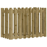 Vidaxl Planter Inssenté HEK Design 100x50x70 cm Bois imprégné