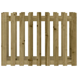 Vidaxl plantenbak verhoogd hekontwerp 100x50x70 cm geïmpregneerd hout