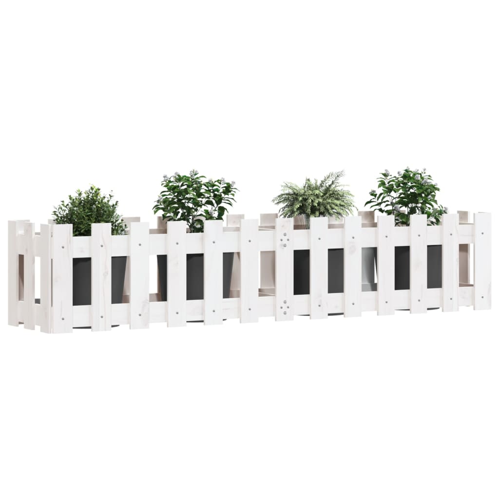 Vidaxl Plantador Insent HEK Diseño 150x30x30 cm de madera de pino blanca