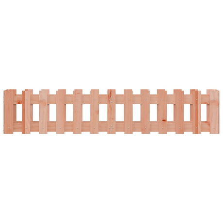 Vidaxl plantenbak verhoogd hekontwerp 150x30x30 cm massief douglashout