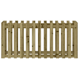 Vidaxl plantenbak verhoogd hekontwerp 150x50x70 cm geïmpregneerd hout