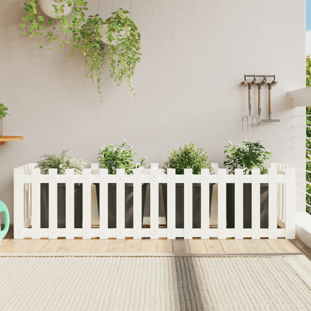 Vidaxl Plantador Insent HEK Design 200x50x50 cm Pine White White