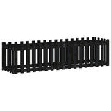 Vidaxl Plantador Insent HEK Design 200x50x50 cm Pine Wood Negro