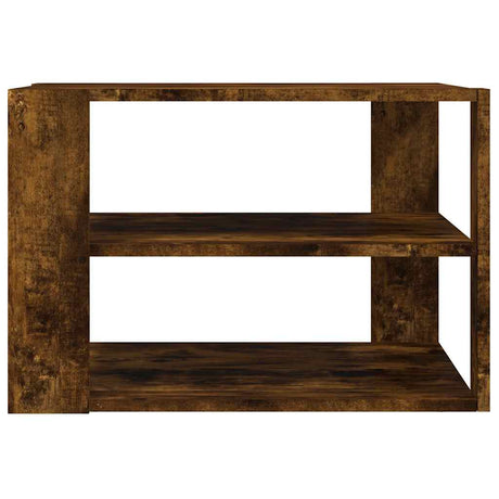 Vidaxl salontafel 58x58x40 cm bewerkt hout gerookt eikenkleurig