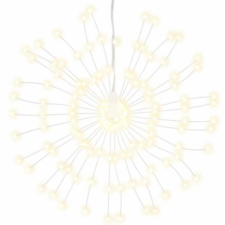 Vidaxl kerstverlichting vuurwerk 4 st 140 warmwitte led's 17 cm