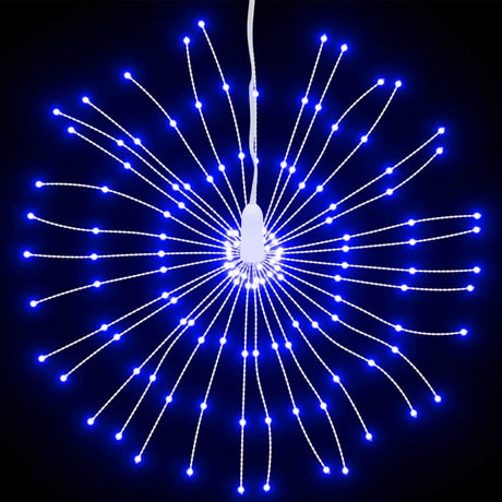 Vidaxl kerstverlichting vuurwerk 140 blauwe led's 17 cm