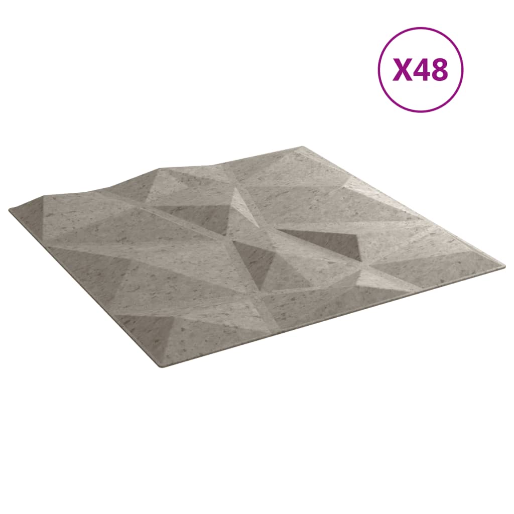 VIDAXL 48 ST WALSPORULTE DIAMOND 12 m² 50 x 50 cm XPS Betonpreis