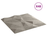 Vidaxl 48 paneles de pared Diamante 12 m² 50x50 cm XPS Precio de concreto