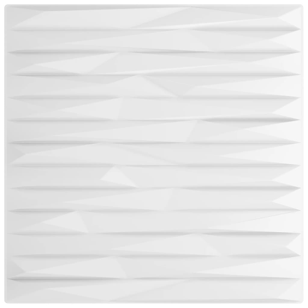 Vidaxl de 24 paneles de pared de la piedra 6 m² 50x50 cm XPS blanco