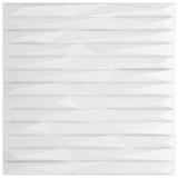 Vidaxl 48 paneles de pared de la piedra 12 m² 50x50 cm XPS blanco