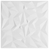 Vidaxl 24 St Wall Panels Amethyst 6 m² 50x50 cm XPS White