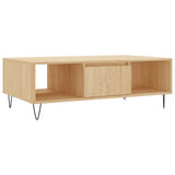 Vidaxl salontafel 104x60x35 cm bewerkt hout sonoma eikenkleurig
