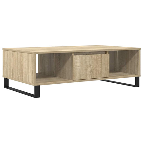 Vidaxl salontafel 104x60x35 cm bewerkt hout sonoma eikenkleurig