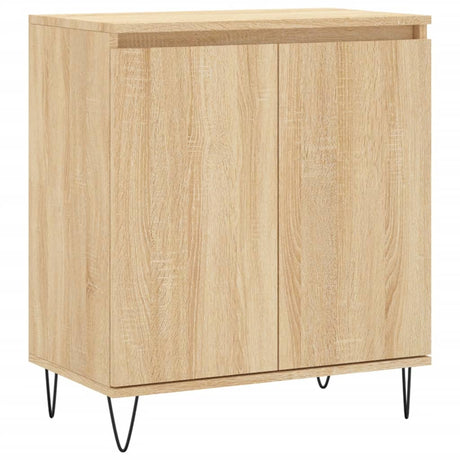 Vidaxl dressoir 60x35x70 cm bewerkt hout sonoma eikenkleurig