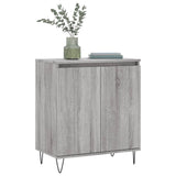 Vidaxl dressoir 60x35x70 cm bewerkt hout grijs sonoma eikenkleurig