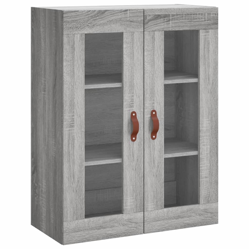Vidaxl wandkast 69,5x34x90 cm grijs sonoma eikenkleurig