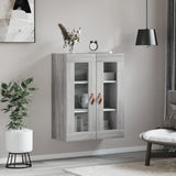 Vidaxl wandkast 69,5x34x90 cm grijs sonoma eikenkleurig